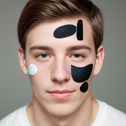 short white guy with a mole on his face

