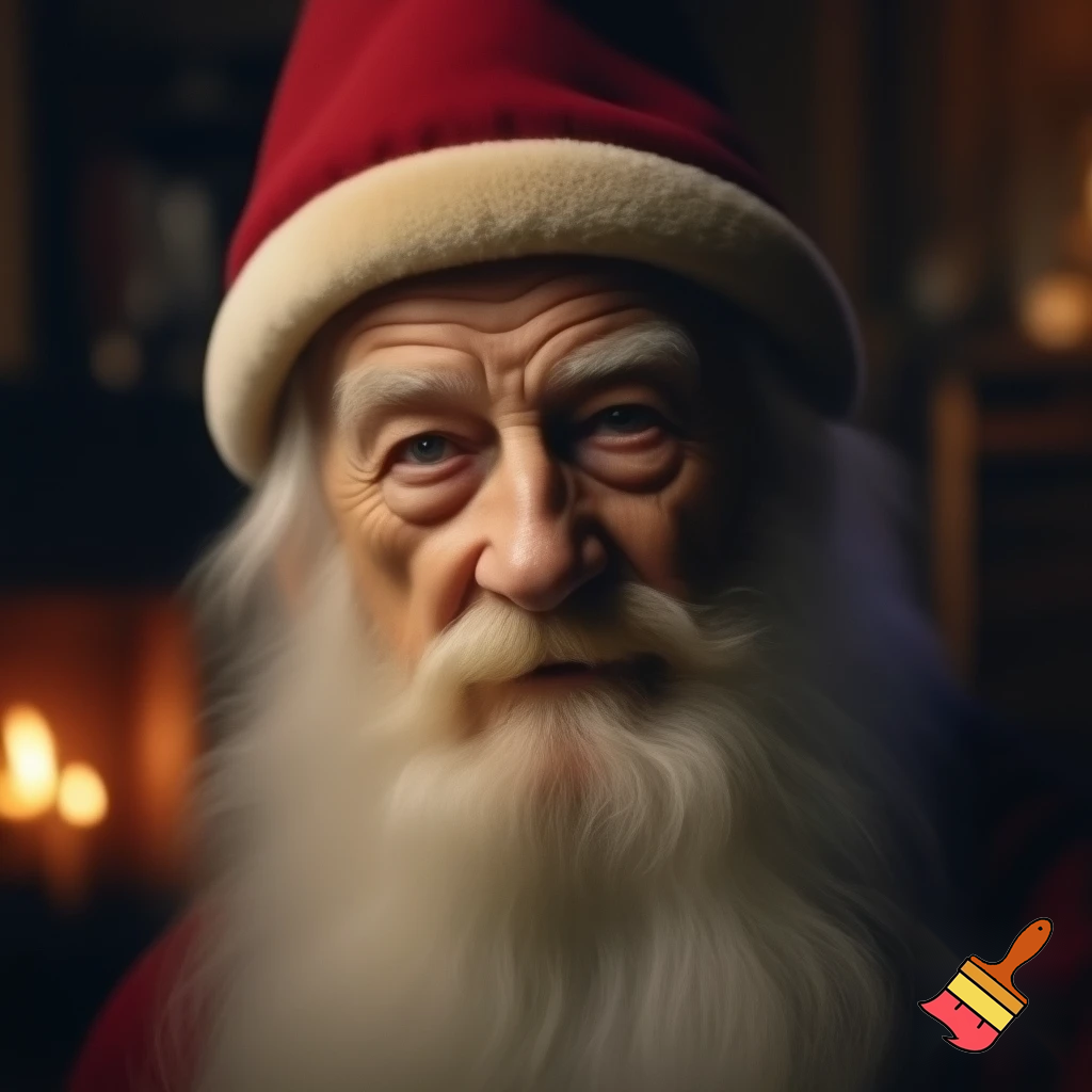 Wizard Christmas hat read