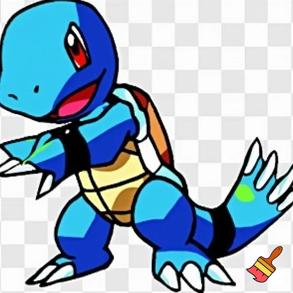 blue agumon veemon digimon squirtle pokemon fusion