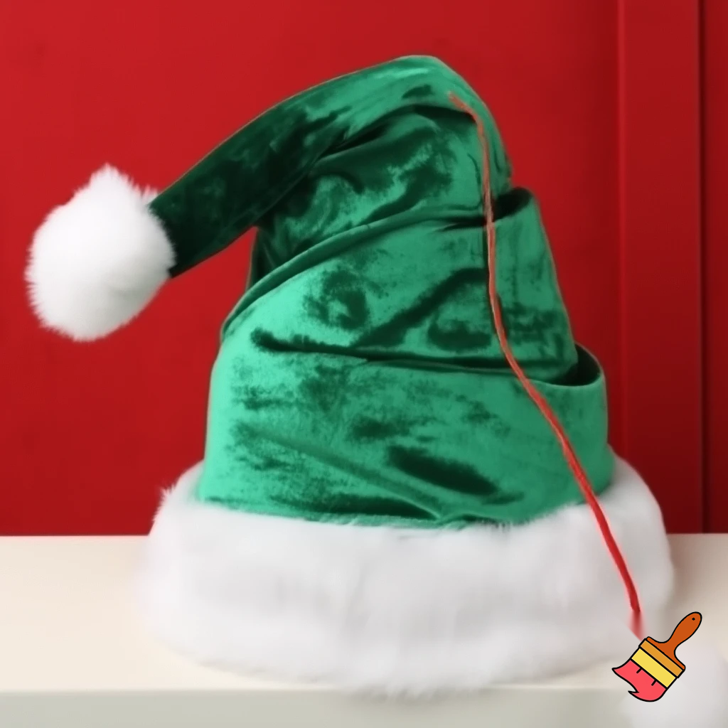 Christmas wizard hat Santa Claus hat velvet