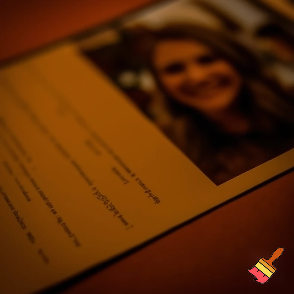 Thanks giving thank you note with picture of the celebrant in the background or video
