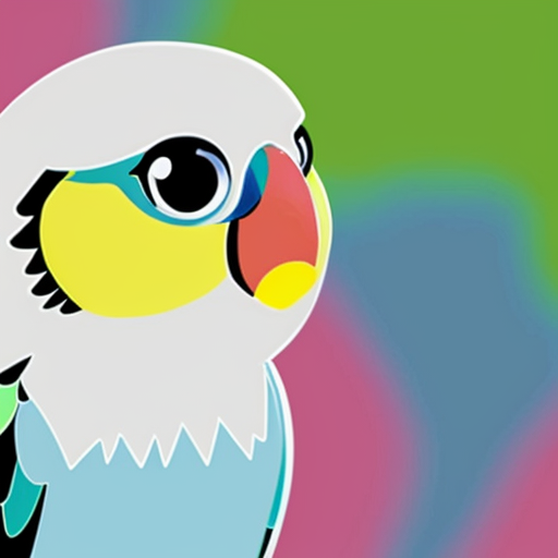 murray the budgie green with a yellow head