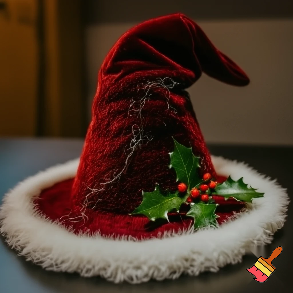 Christmas wizard hat