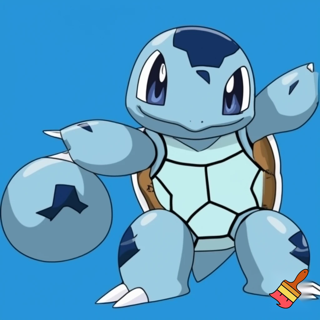 blue veemon digimon squirtle pokemon fusion