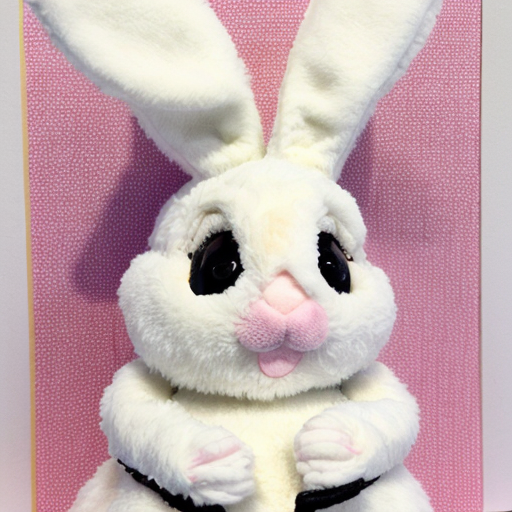 Donald trump in pink bunny rabbit wonssie 