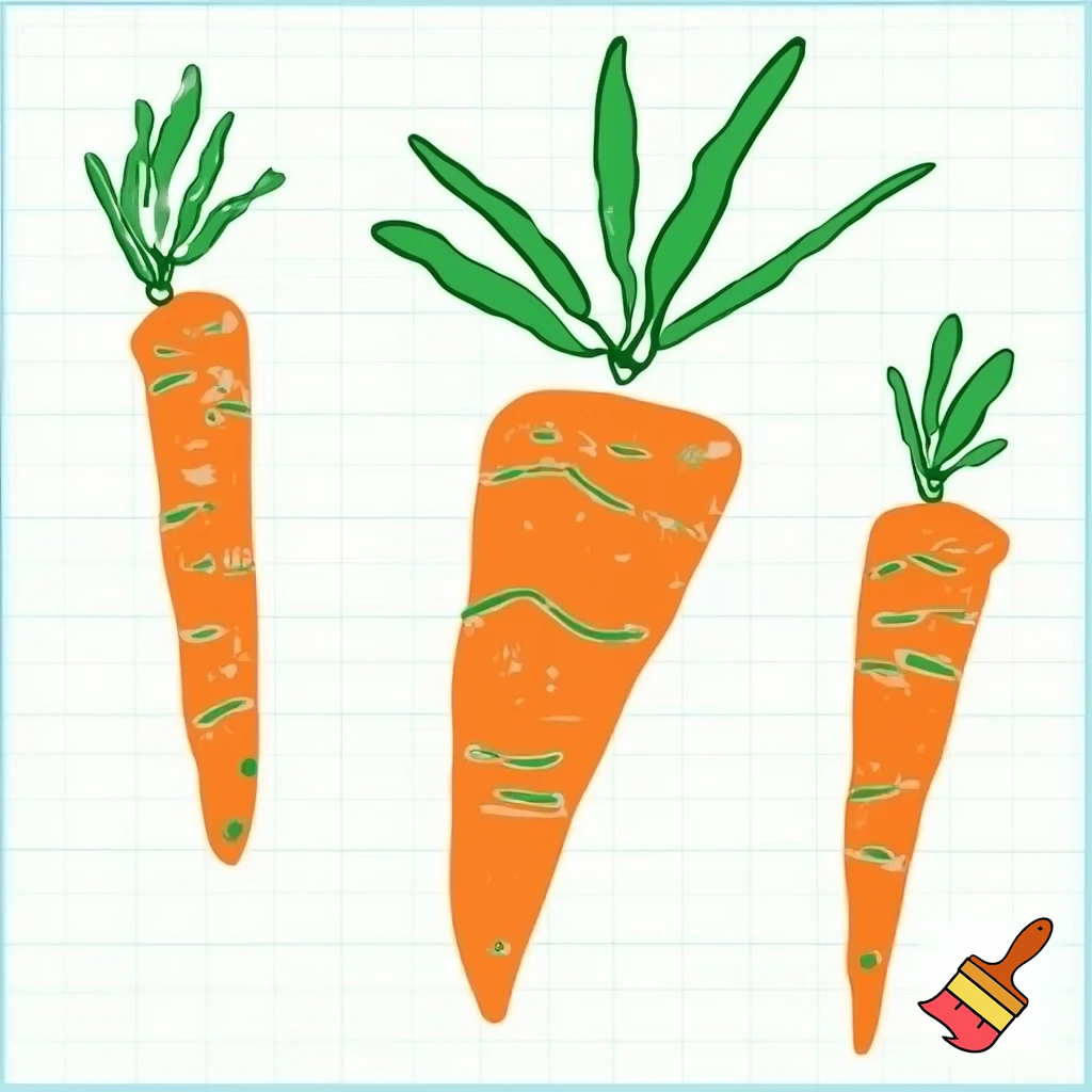 doodle carrots 