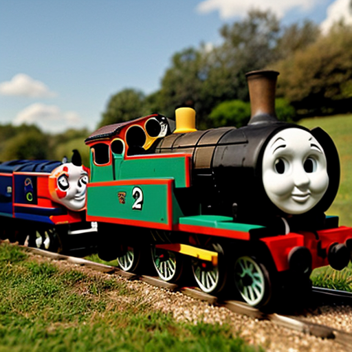 Thomas the tank engine and his friends