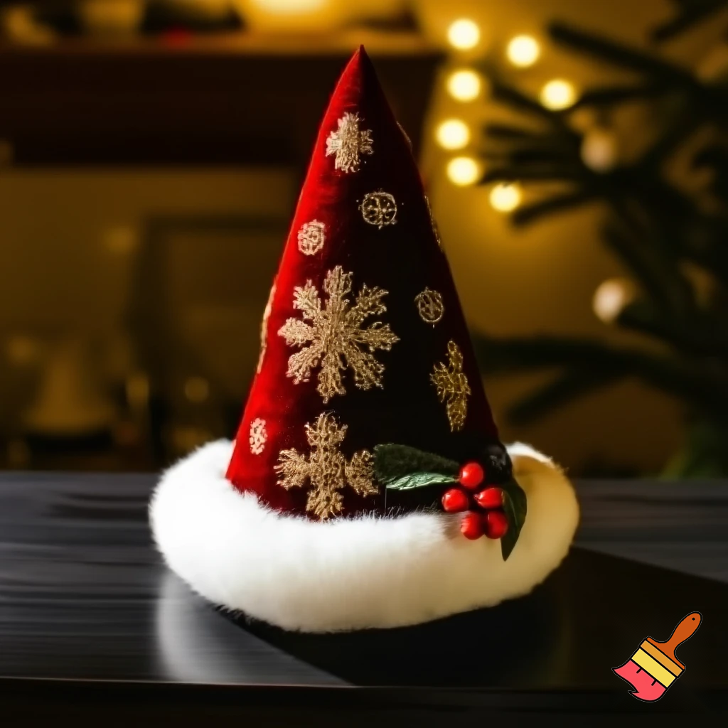 Christmas wizard hat