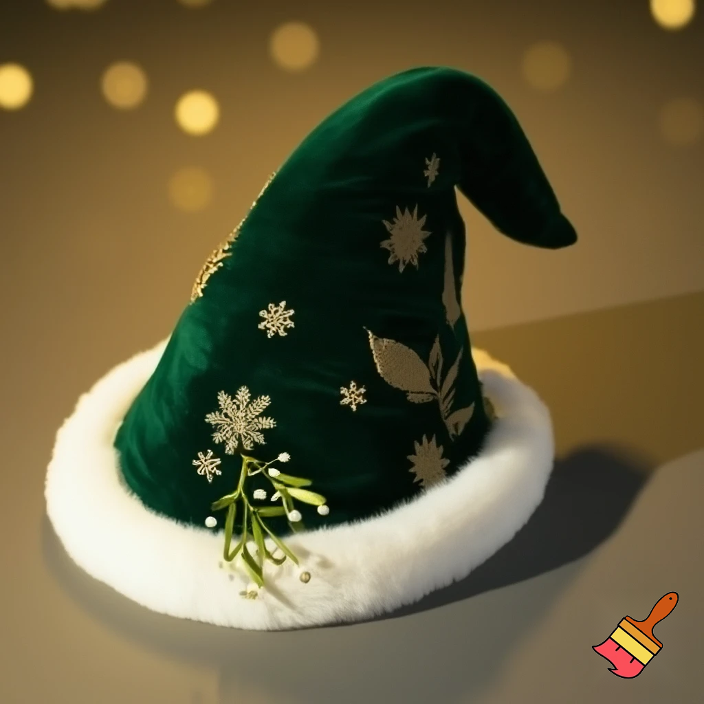 Christmas wizard hat