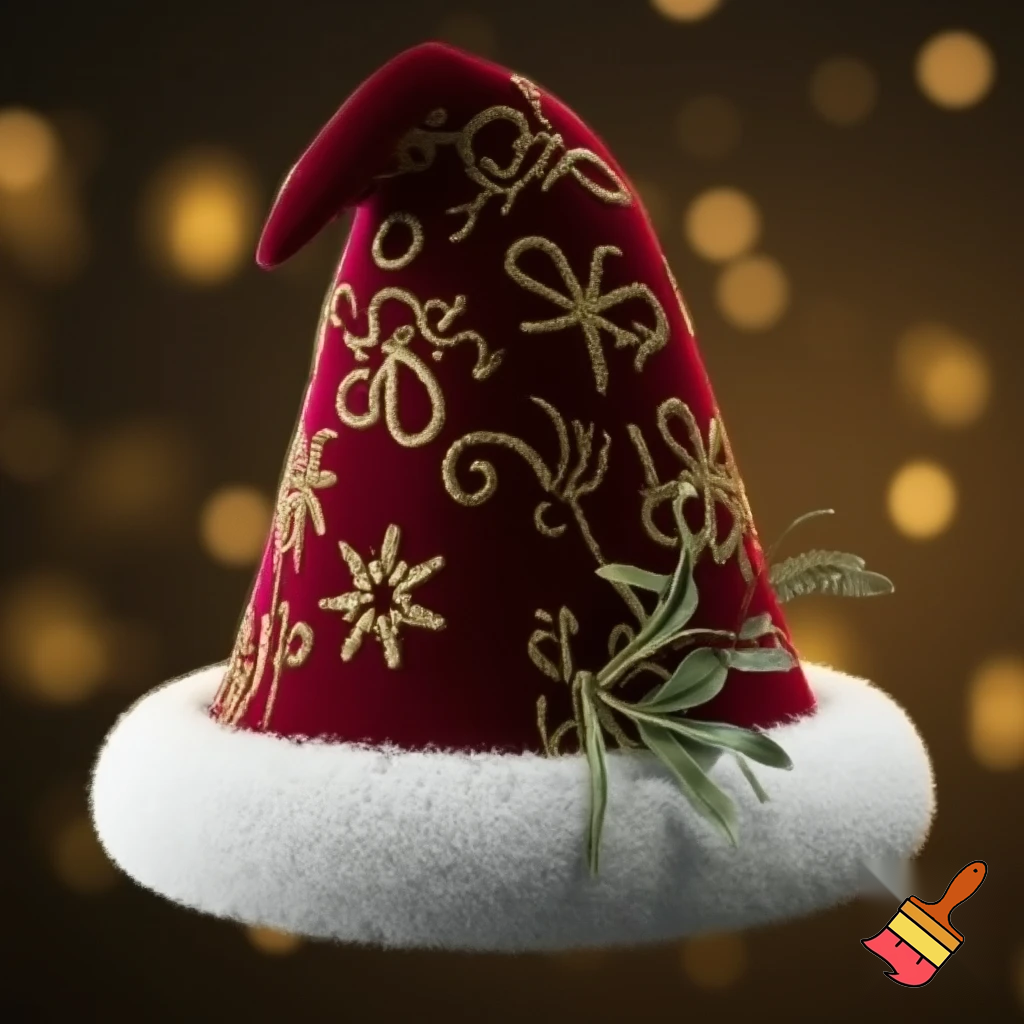 Christmas wizard hat