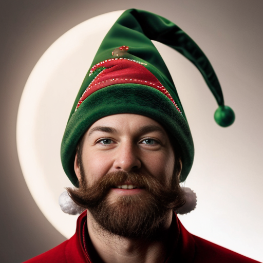 Christmas wizard hat