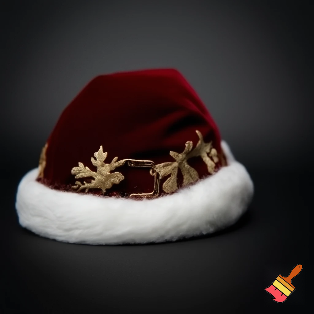 Santa Claus top hat special one special in delicate Santa Claus hat velvet