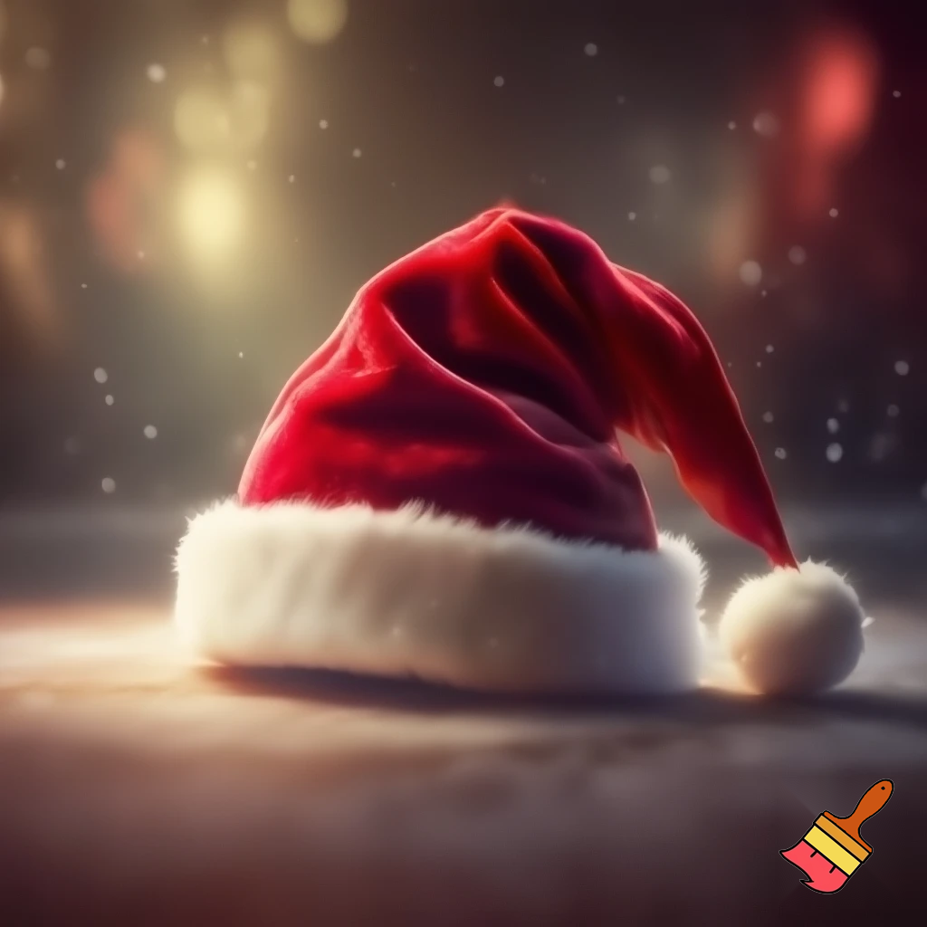 Santa Claus top hat special one special in delicate Santa Claus hat velvet