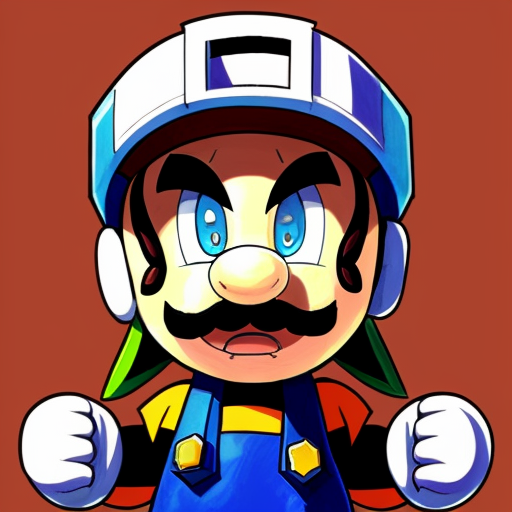Illustrate the character Megaman in the art style of the Super Nes' game Super Mario RPG, add also a classic Megaman background but turned into the same Super Mario RPG art style.