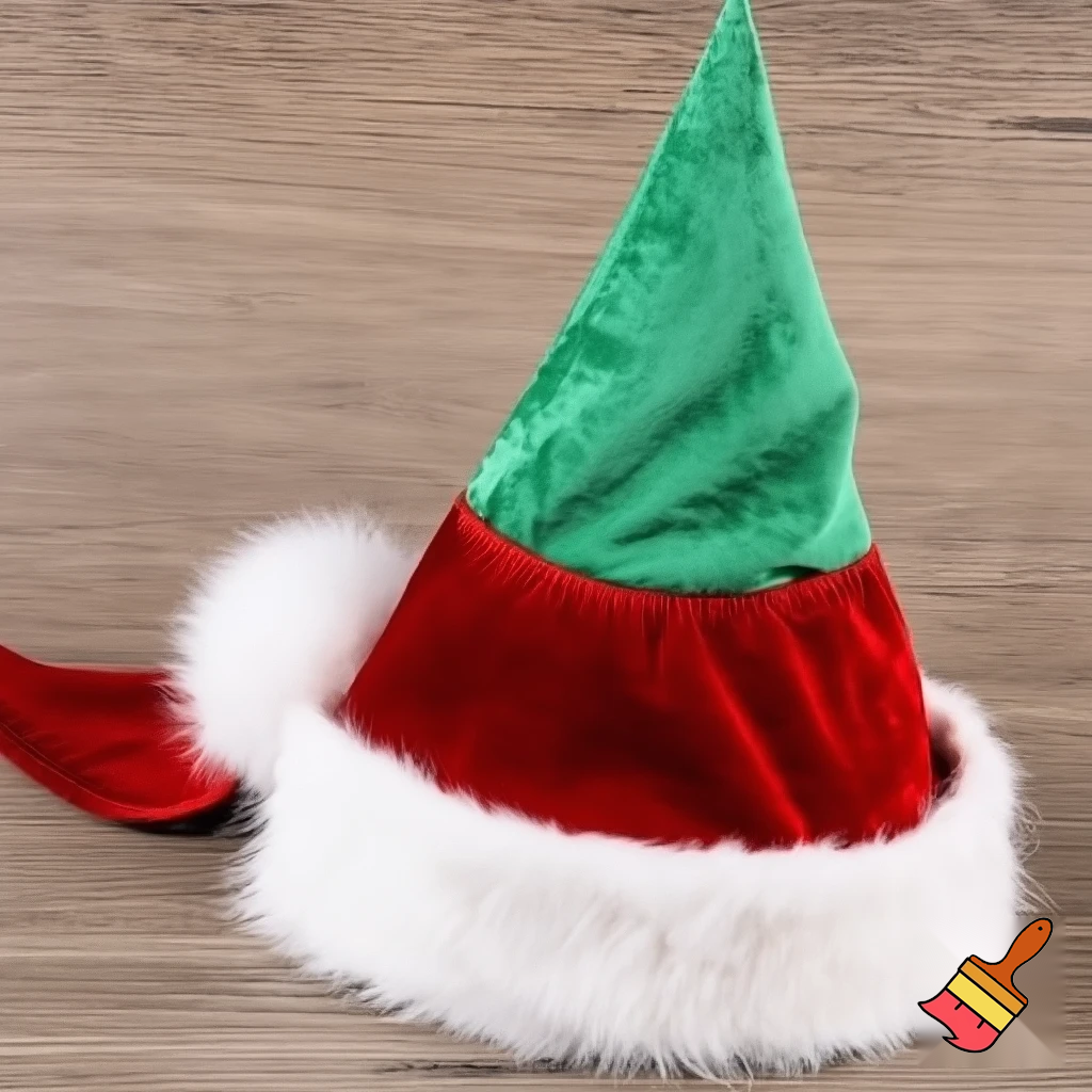 Christmas wizard hat Santa Claus hat velvet