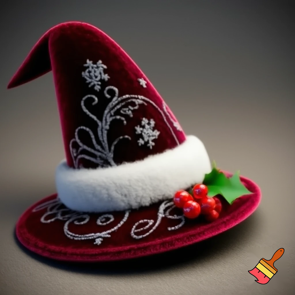 Christmas wizard hat