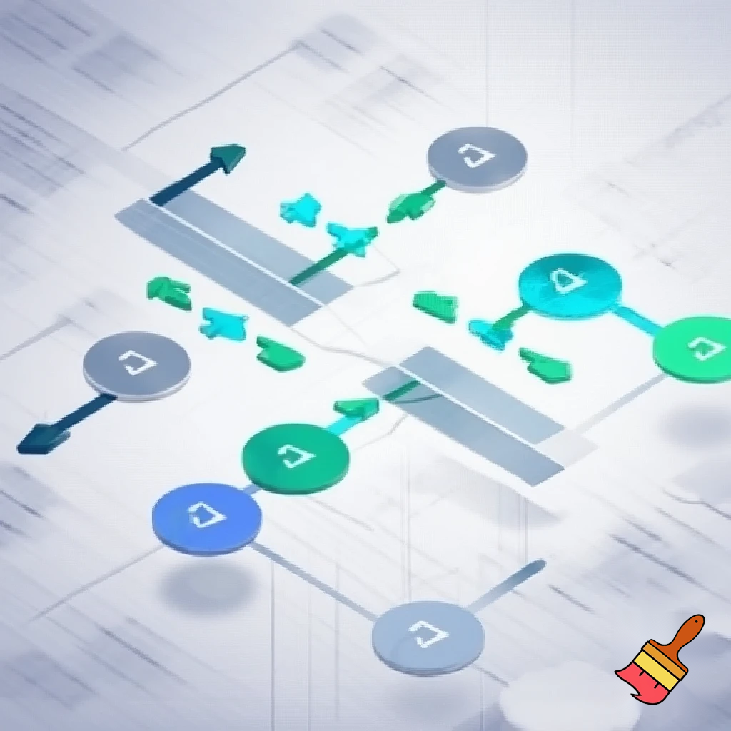 quiero que ne crees una imagen apartir de esto Modelado de procesos empresariales
En entornos corporativos, los diagramas de actividades se utilizan para representar procesos como:
●	Solicitud y aprobación de vacaciones
●	Gestión de pedidos y facturación
●	Flujos de atención al cliente
Estos diagramas permiten identificar cuellos de botella, automatizar tareas repetitivas y mejorar la eficiencia operativa. Por ejemplo, un proceso de solicitud de vacaciones puede incluir nodos de decisión para validar disponibilidad, aprobación del supervisor y notificación al departamento de RRHH.

