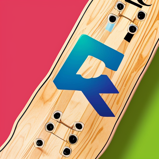 A skateboard deck with “Sprengeler” written on the bottom in calligraphy font. The backdrop shall include Tetris blocks that are being destroyed with atom fragments