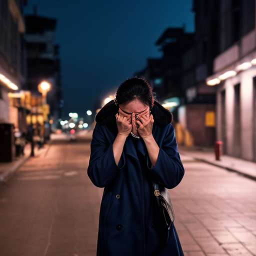 傍晚的风裹着凉意卷过城市街头，我加班到十点，攥着包沿着路灯慢慢往家走，冷风顺着领口钻进单薄的外套，我缩了缩脖子，眼泪忽然就掉了下来。
说不清楚为什么哭。
不是受了天大的委屈，也没有遇到熬不过去的坎，就是忽然之间，情绪跟着冷风就涌了上来，堵在喉咙口，压得人喘不过气。
好像我们这代二十几岁的人，都被困在了这样一段不上不下的雾里，十几岁信的童话早就褪了色，三十岁该有的从容又还远得看不见影子。
我们卡在中间，往前看不见出口，往后退不回原点，连生长痛都变得安安静静，却又比十八岁那年，来得更汹涌。
你有没有过这样的时候？
刷朋友圈的时候，看见大学同学晒了钻戒，同事跳槽涨了三成薪，老家发小晒了刚买的第二套房，每个人都好像找到了自己的轨道，稳稳当当地往前跑。只有你，还在迷雾里摸着石头过河，不知道哪条路是对的，不知道什么时候才能走到想去的地方。
接到妈妈电话的时候，她在那头问「钱够不够花，工作累不累」，你对着手机屏幕笑得轻松，说「一切都好，我攒钱了，过年就回家」。挂了电话，你盯着出租屋掉皮的天花板，半天说不出话。小时候摔疼了会哭着喊妈妈，要抱抱要帮助，长大了才懂，成年人的懂事，就是报喜不报忧。那些「我好累」「我撑不住了」，全都卡在喉咙里，硬生生咽回了肚子里。
遇到喜欢的人，也不再像十几岁那样横冲直撞了。
会先算一算两个人家的距离，想一想未来规划合不合，掂一掂各自口袋里的钱包，明明心动得不行，却还要装作无所谓的样子推开。直到分开才敢承认，有些人来到你生命里，本来就只是陪你走一段路，到站了，就得挥手说再见，留你一个人在原地，舍不得走，又没办法留。
我们好像越来越容易哭了。
哭自己抓不住想要的东西，梦想还在对岸雾里飘着，喜欢的人留不住，想要的安稳生活碰不着，只剩一颗心在风浪里颠来颠去，慌得不行。
哭自己改不掉天生的矛盾，一边拼了命想找个人说说话，一边又亲手把所有人挡在门外；想被人看懂，又怕被看穿了之后只剩下失望；嘴上天天喊着「我一个人超自由」，真的发烧到39度，一个人爬起来找药的时候，还是会忍不住盯着空床位偷偷难过。
这种来来回回的拉扯，就把我们那点年少的勇气，耗得差不多了。
可其实啊，这哪里是你一个人的兵荒马乱，这是我们这代人，默不作声的成人礼。
哭完了，洗一把脸，天不会塌下来。你摸一摸自己的胸口，心脏还在跳，你就会发现，原来你比自己想象中，要能扛得多。
我们慢慢开始学了，承认自己就是没那么厉害，允许眼前的日子就是有点狼狈，不再逼自己一定要立刻变好，一定要马上发光。允许脚步走得慢一点，允许自己暂时就是平平庸庸，允许在找方向的路上，摔几个跟头。
谁不是在二十几岁的深夜里崩溃痛哭，碎得拼不起来，又在天亮之前，捡起来碎片一片一片粘回去呢？
粘好了，带着脸上没干的泪痕，接着往前走就是了。
我们走得踉踉跄跄，可从来没有停下脚步。我们这辈子可能都活不成别人眼里漂亮的样子，可我们从来没有输给生活。根据上面的内容绘制，要有中国国风漫画，漫画，青春，青春气息，不要太暗，偏蓝色或者绿色，校园风，年轻人
