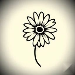 april birth flower tattoo