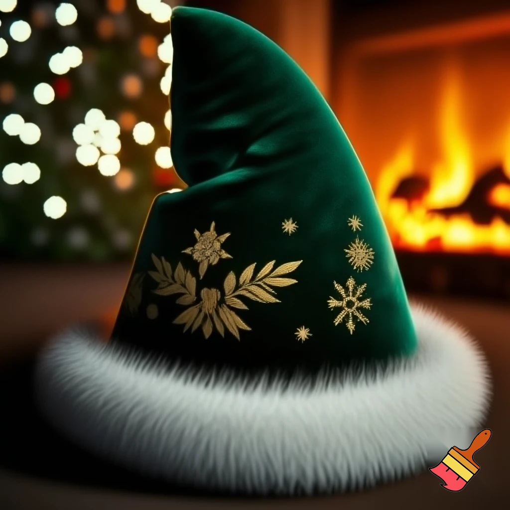 Christmas wizard hat