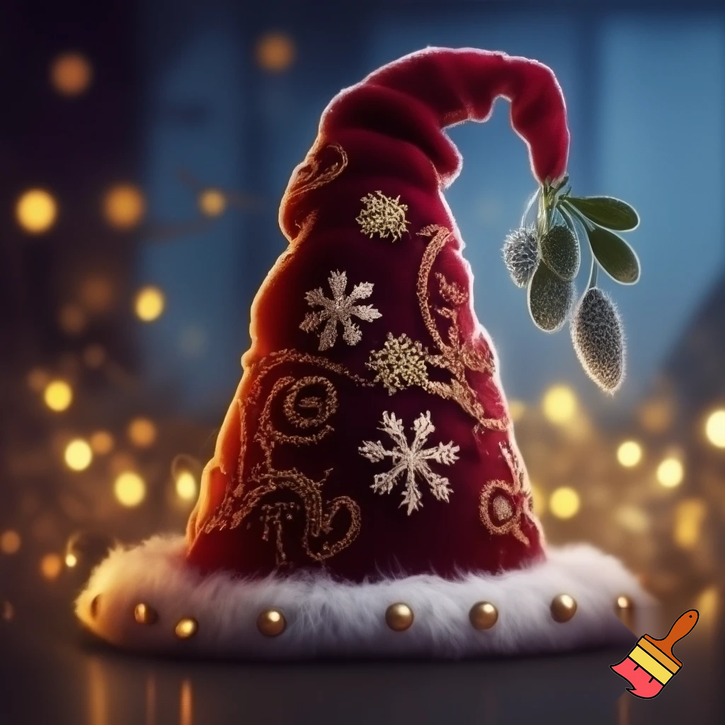 Christmas wizard hat