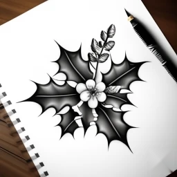 december birth flower tattoo