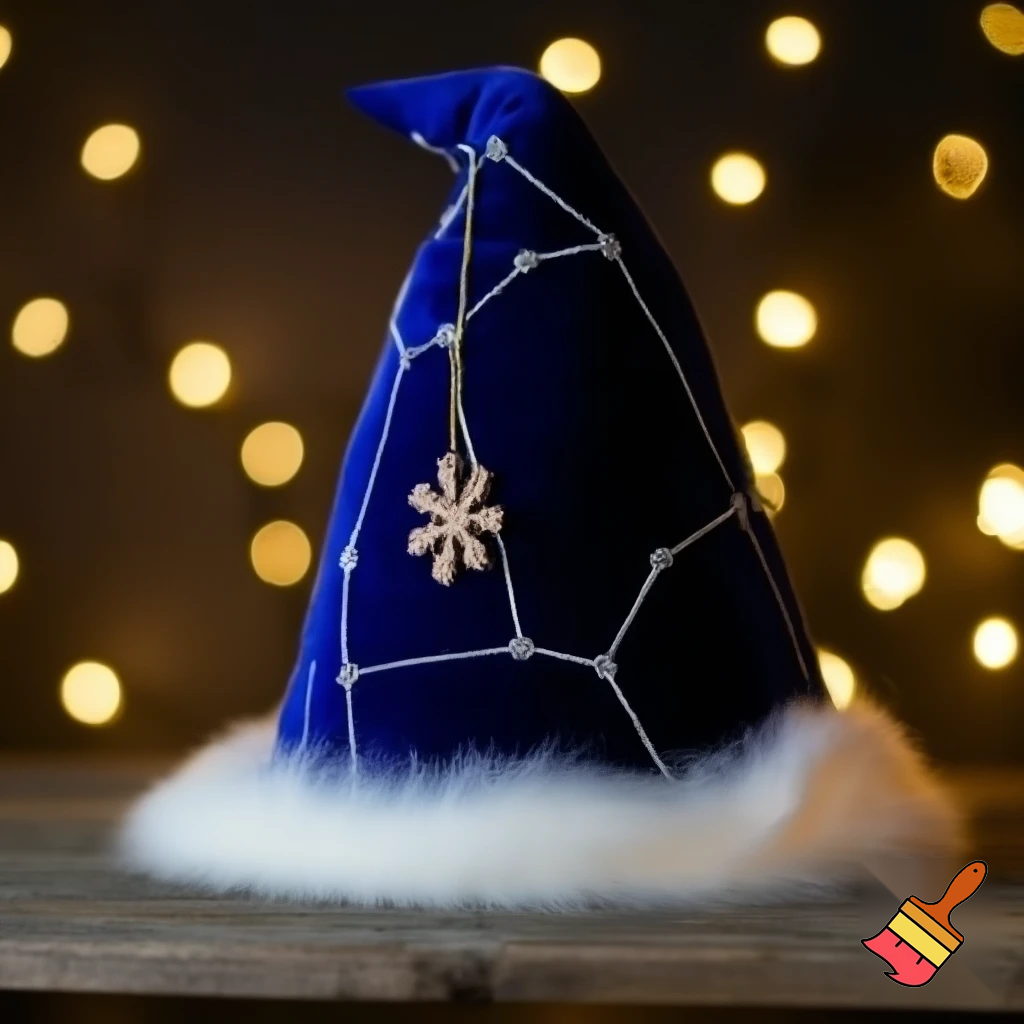 A wizard Christmas hat