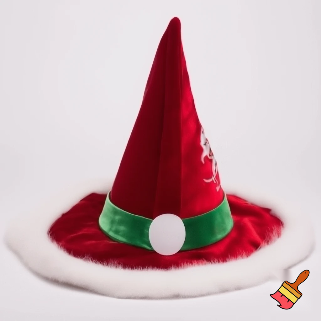 Christmas wizard hat Santa Claus hat velvet