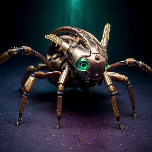 ​A highly detailed, photorealistic biomechanical alien spaceship floating in deep space. The ship is a grotesque, asymmetrical fusion of organic and mechanical parts. Its outer hull features weathered, pale greyish-green chitinous armor plating reminiscent of a giant insect shell, interspersed with exposed, glistening wet red muscles, veins, and gore. Intricate dark metallic cables, segmented robotic joints, and sharp metal spikes weave intricately through the raw flesh. The hull is studded with multiple large, glowing, translucent azure blue dome-like eyes. Near the upper right, a secondary cluster of smaller, glowing yellow and blue robotic eyes emerges from the bloody tissue. At the base is a circular, ribbed, toothy maw with dangling dark red, fleshy biomechanical tentacles and wires extending downward. The background is a breathtaking cosmic vista with vibrant purple and emerald green nebulas, stars, and floating rock debris. Cinematic lighting, hyper-detailed, 8k resolution, macro-photography details on the wet flesh and scratched metal, dark sci-fi, cosmic horror, HR Giger meets David Cronenberg, masterpiece