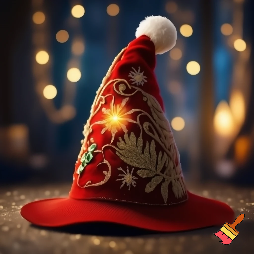Christmas wizard hat