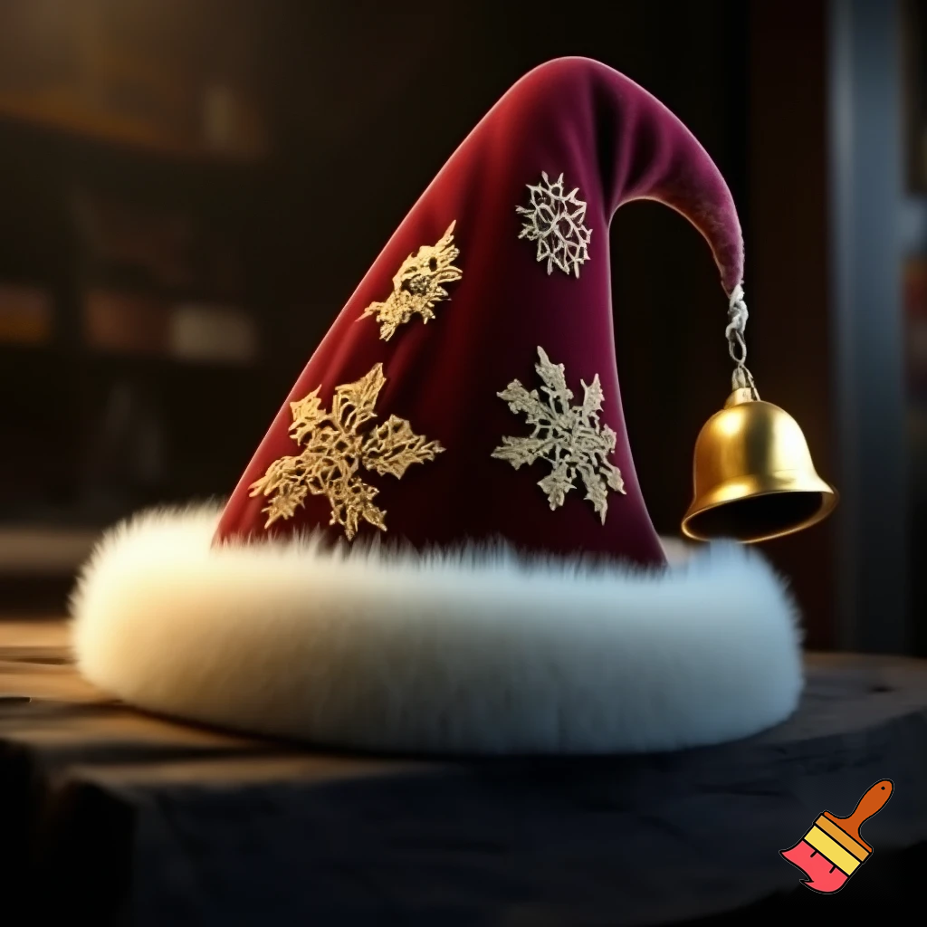 Christmas wizard hat
