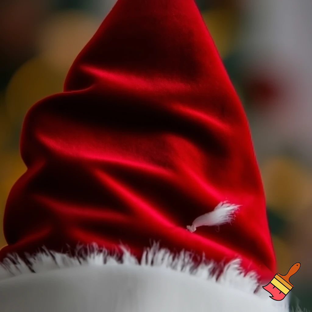 Christmas Santa Claus velvet hat delicate special delicate hat