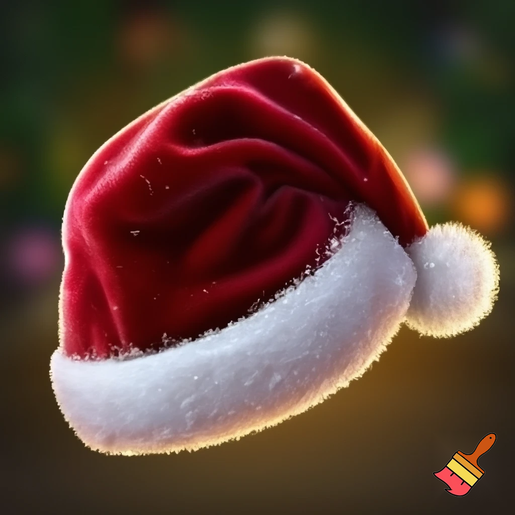 Christmas Santa Claus hat velvet