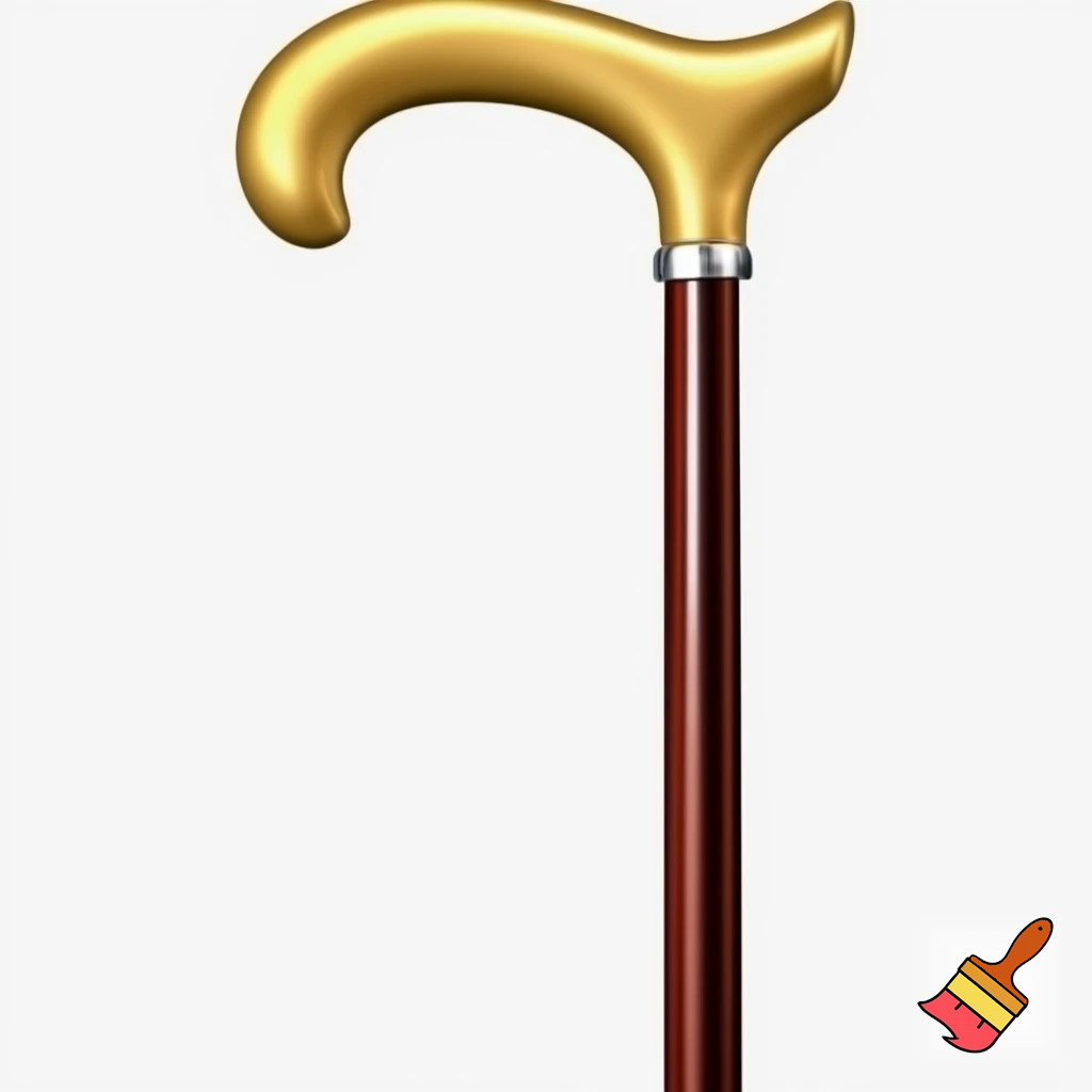 🌟✨ walking stick a gold one