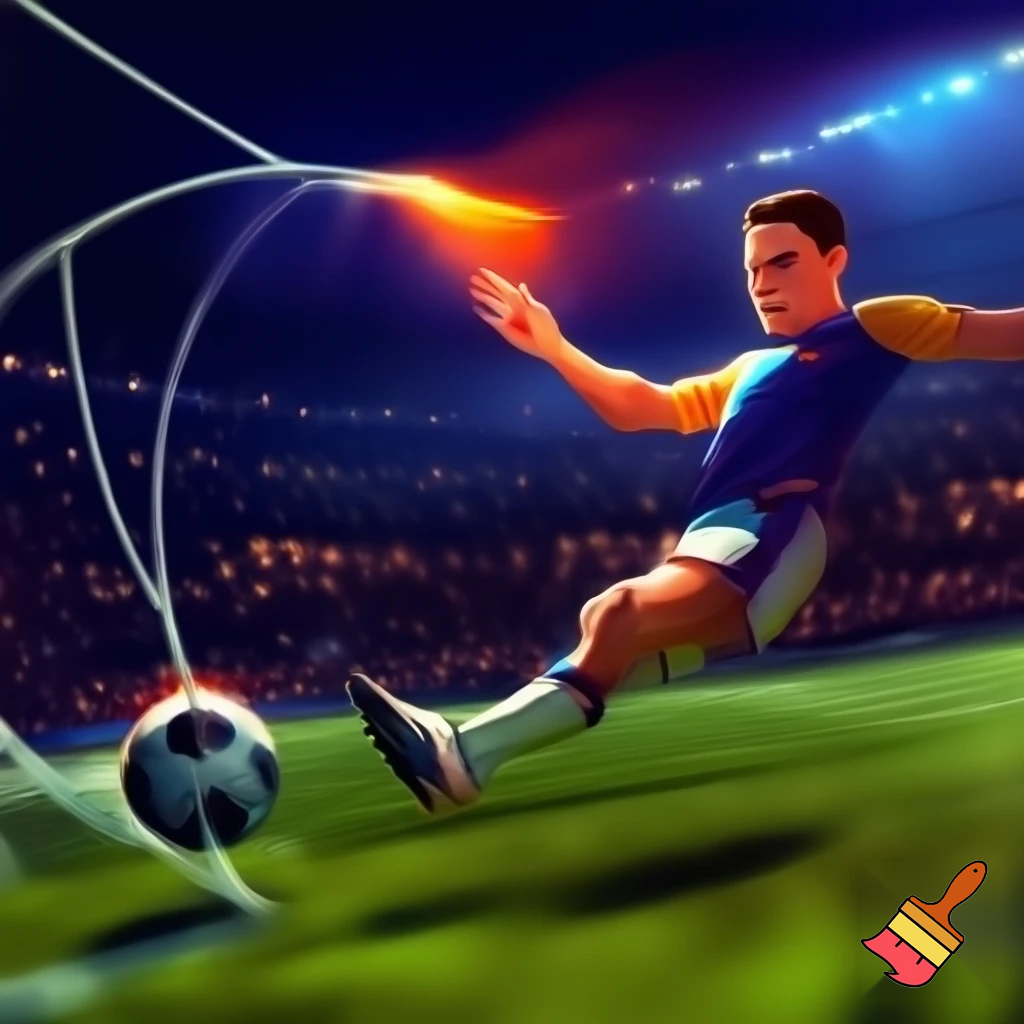 ben aldridge kicking a ball at the goal missing like he always does