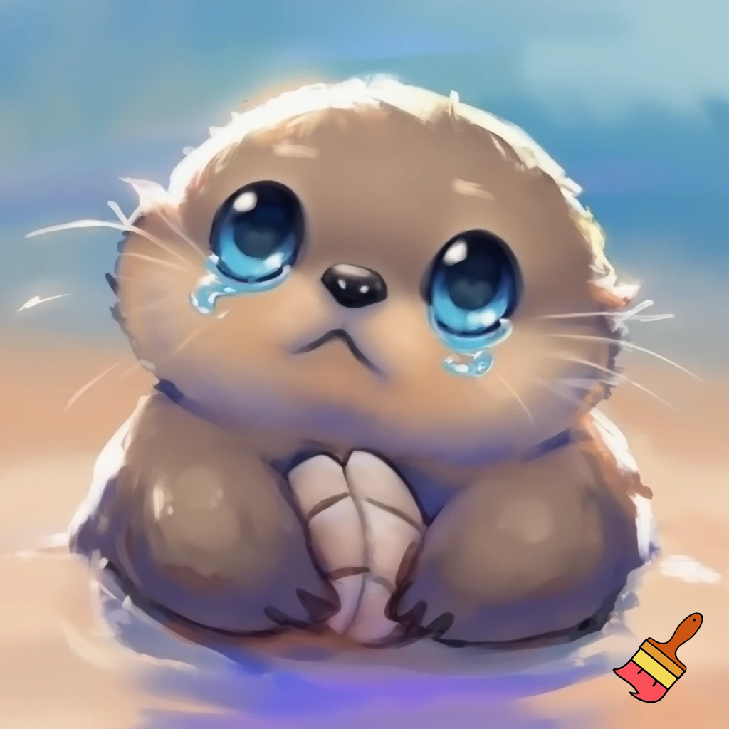 Oshawott The Sea Otter Pokémon Crying