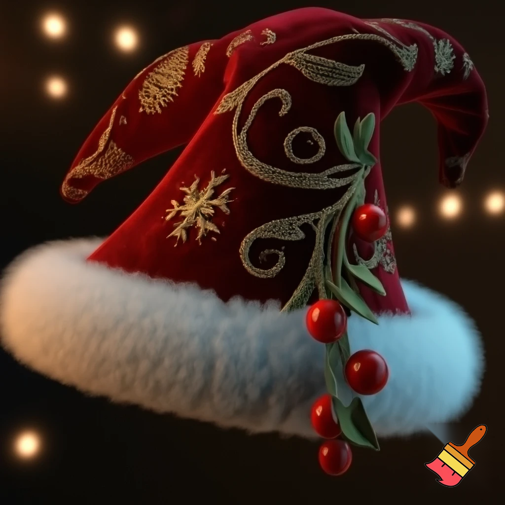 Christmas wizard hat