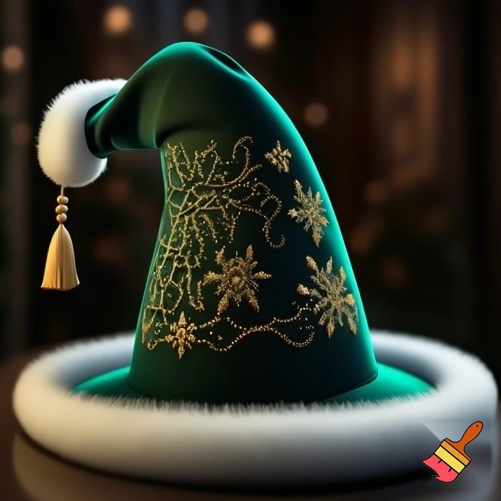 Christmas wizard hat