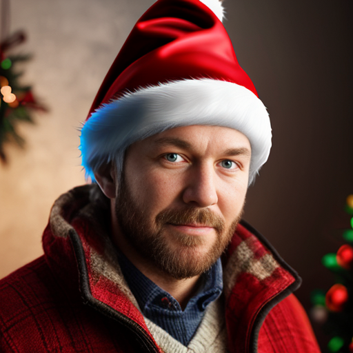 Christmas wizard hat