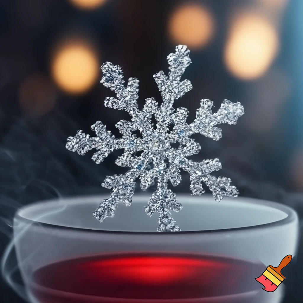 Елочка из снежинок 