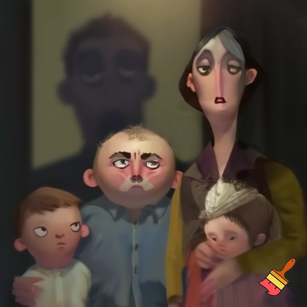 
A weird family with 2 parents who are wanted and a boy and girl as there child