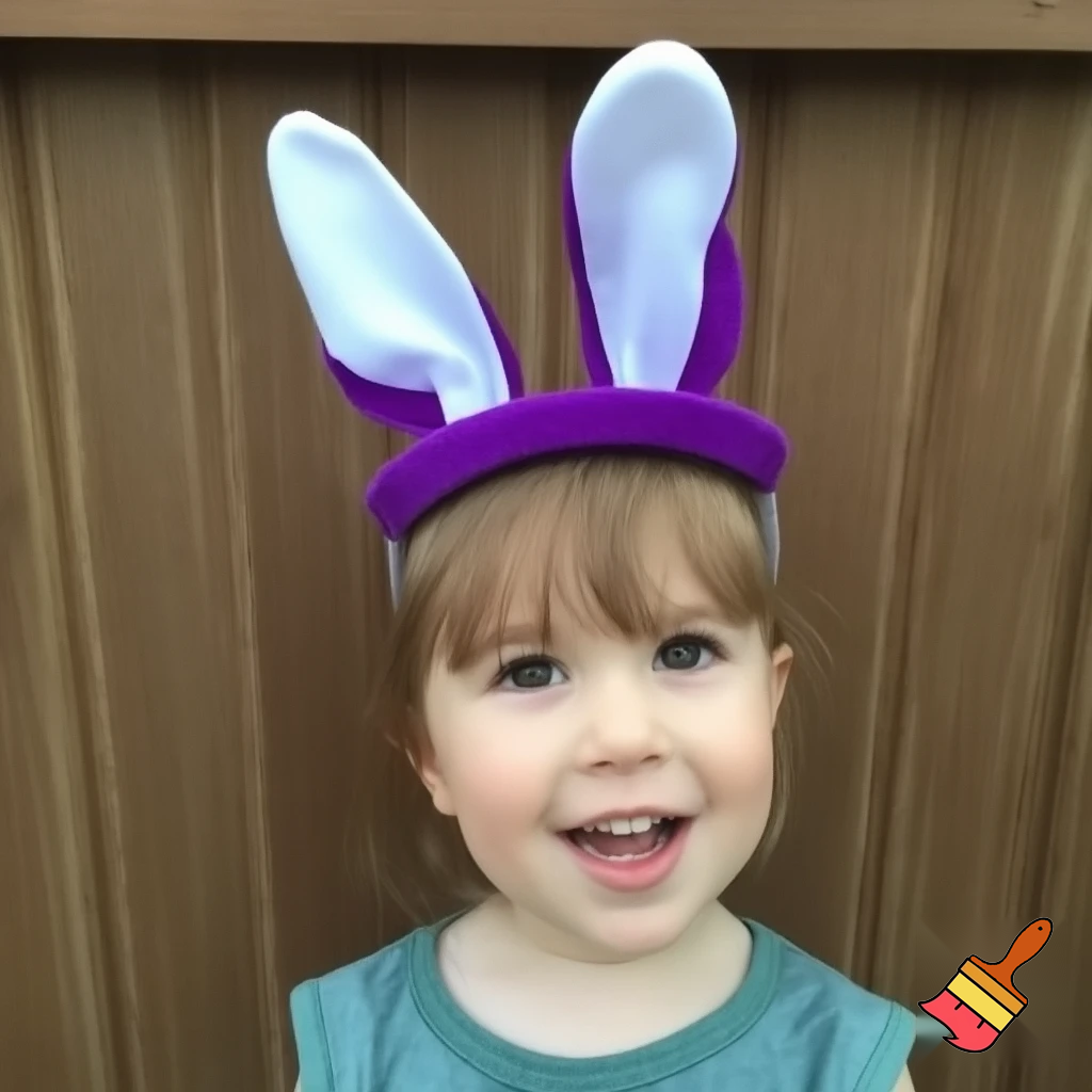 Easter bunny headband, top hat, Easter hat headband, top hat, purple and white, purple and white velvet top hat