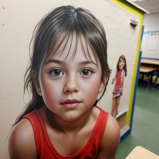 niños en la escuela