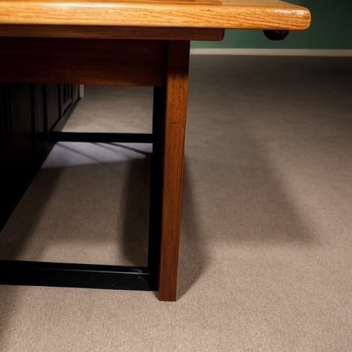 tło pod stołem i norą myszy, bez niej na zdjęciu