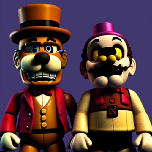 Toy Freddy and Wario