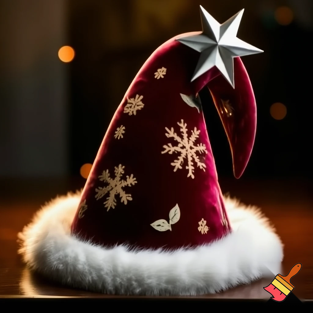 Christmas wizard hat