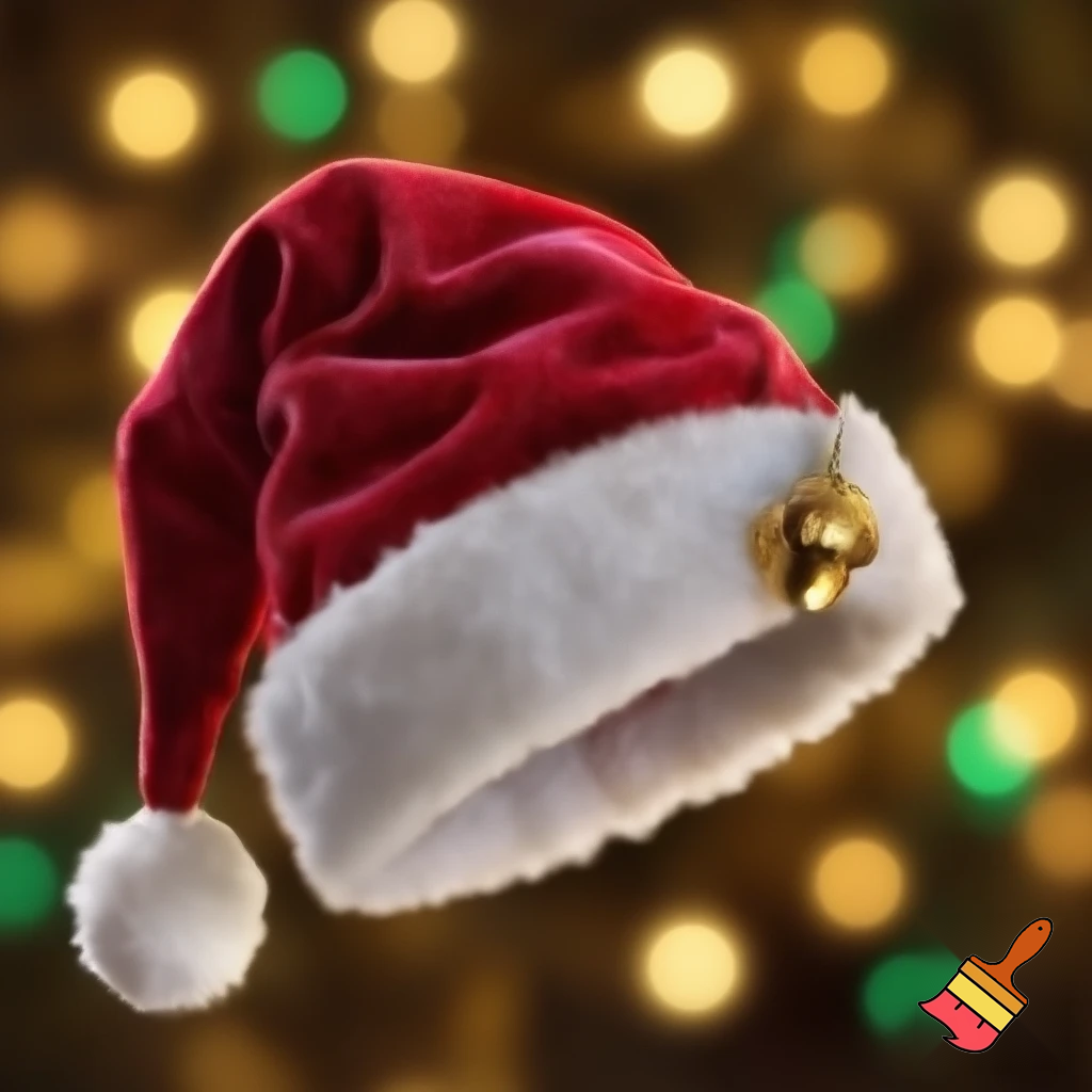 Santa Claus favourite hat elf on the shelf hat velvet