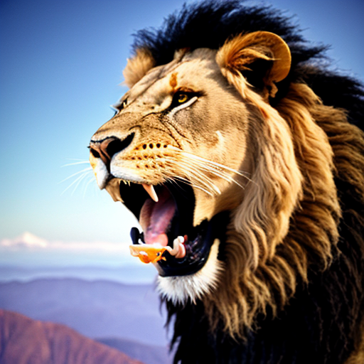 in elevation the lion rejoicing roars lift hearts one by one