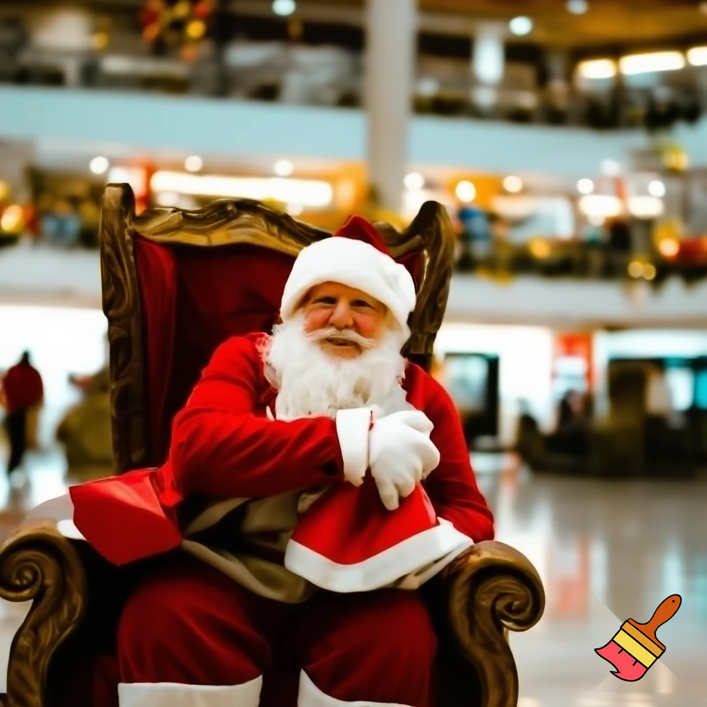 Santa Claus chair💫🌠⭐️🌟 Santa Claus shopping centre shopping centre chair Santa Claus chair